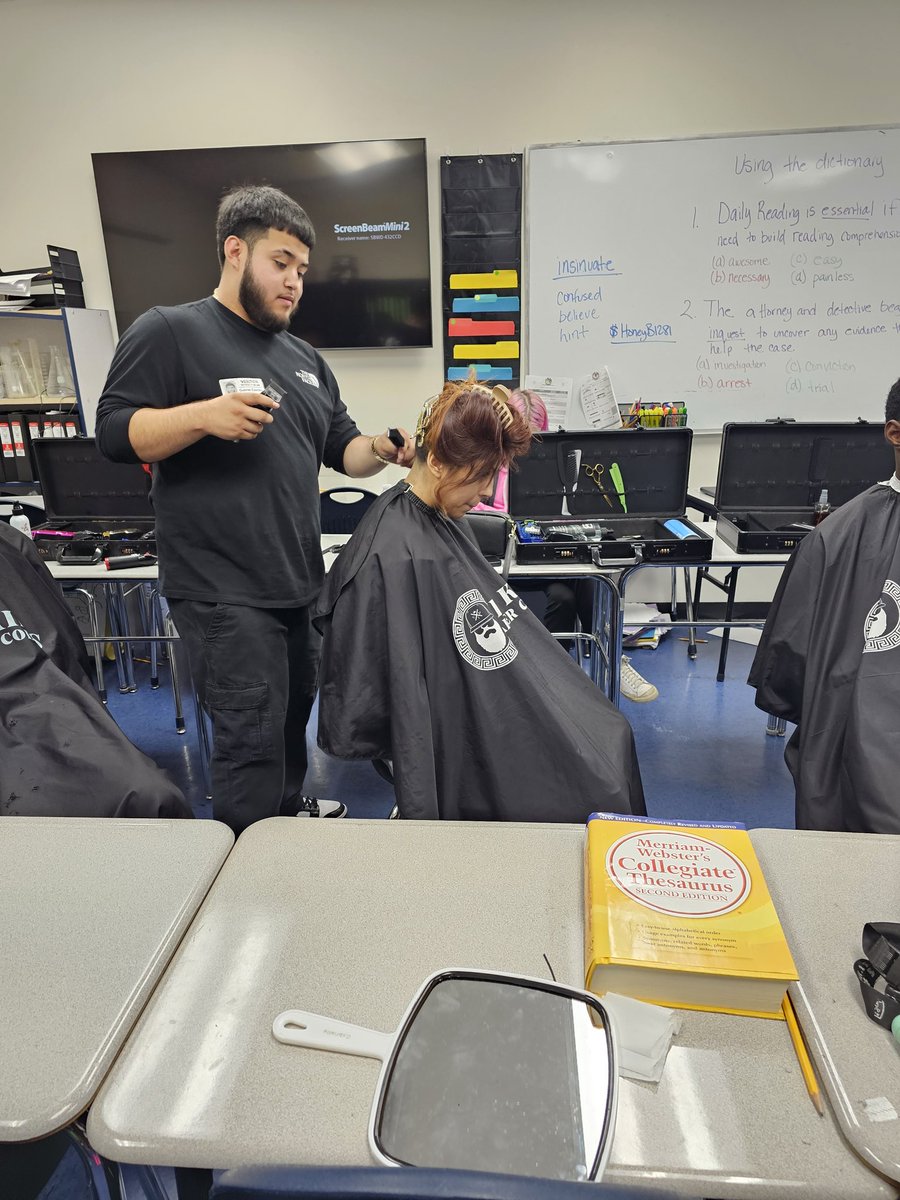 FwcaPrincipal's tweet photo. VIP Kings Barber College getting our students ready for prom.
#tca #fwca #graduatingthinkers #Prom2023 https://t.co/j3mK0hpB1P