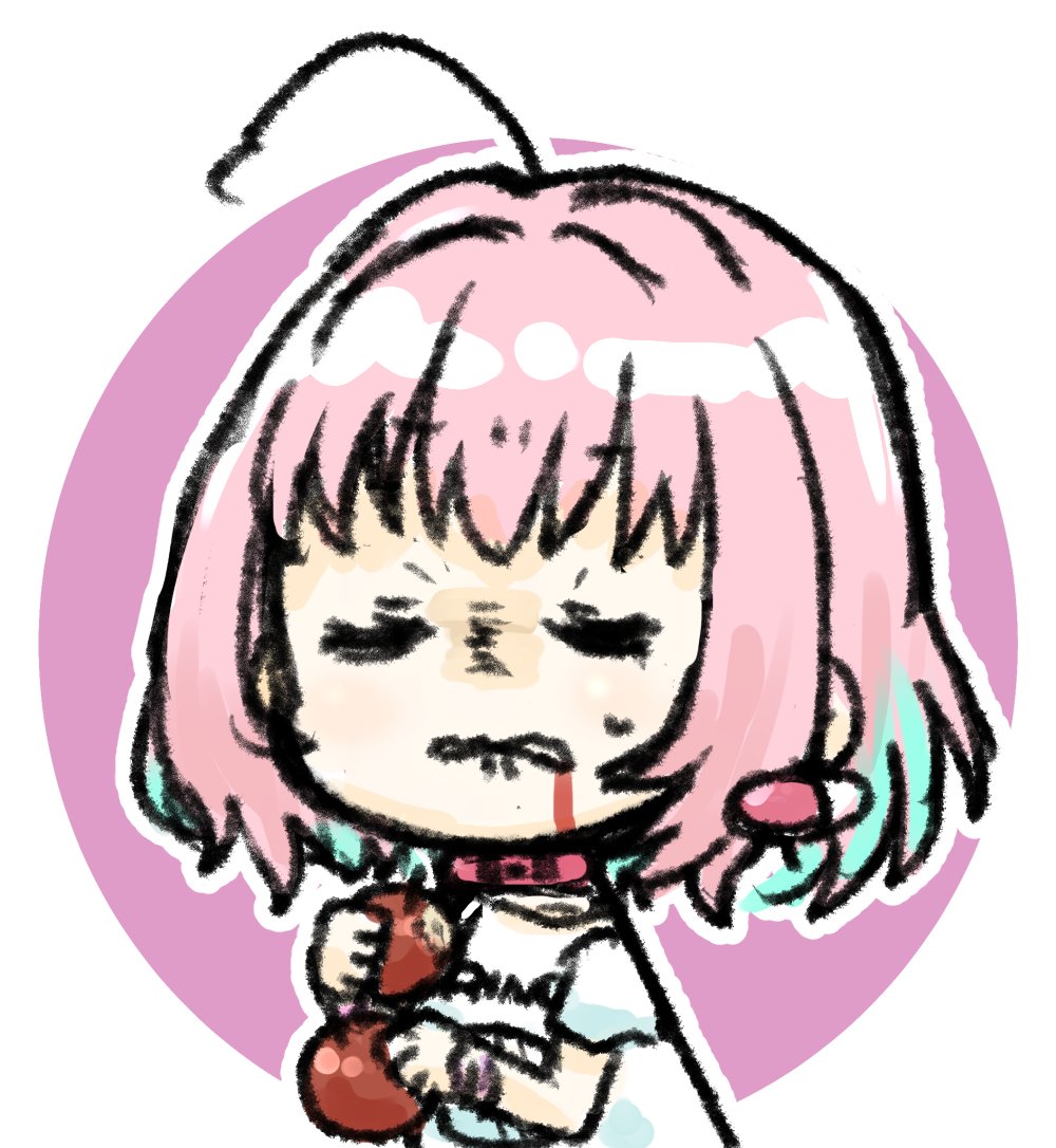 夢見りあむ 「りんご食べて」|H@nimaruのイラスト