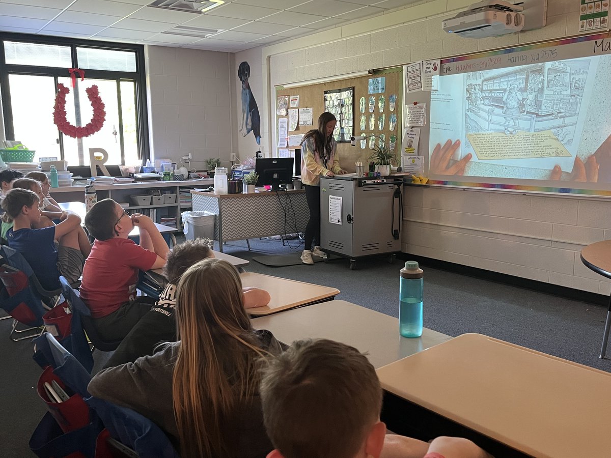 VHSDawgs's tweet photo. Girls Tennis making a difference.  The athletes showed confidence, leadership, initiative, and enthusiasm reading to students throughout Indian Lake!  Great job ladies. We are proud of the Ambassadors you have become for fulltime student/part time athlete. https://t.co/yG1p89IUYW