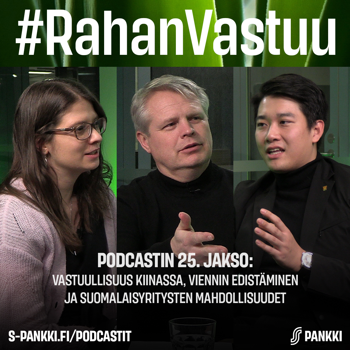 S_Pankki's tweet photo. Mitä suomalaisyritys tarvitsee valloittaakseen Kiinan markkinat? Miten vastuullisuus ymmärretään Kiinassa?🌍

📺🎧 Katso tai kuuntele #RahanVastuu-#podcast! 

Studiossa @TiinaLandau ja @mikapleskinen, vieraana @Dingsteri/@LappeenrantaFi

#ESG #sijoittaminen #vastuullisuus 
#Kiina