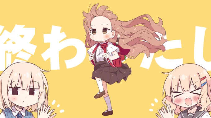 強風オールバック花子と雨風やけくそオールバック花子です