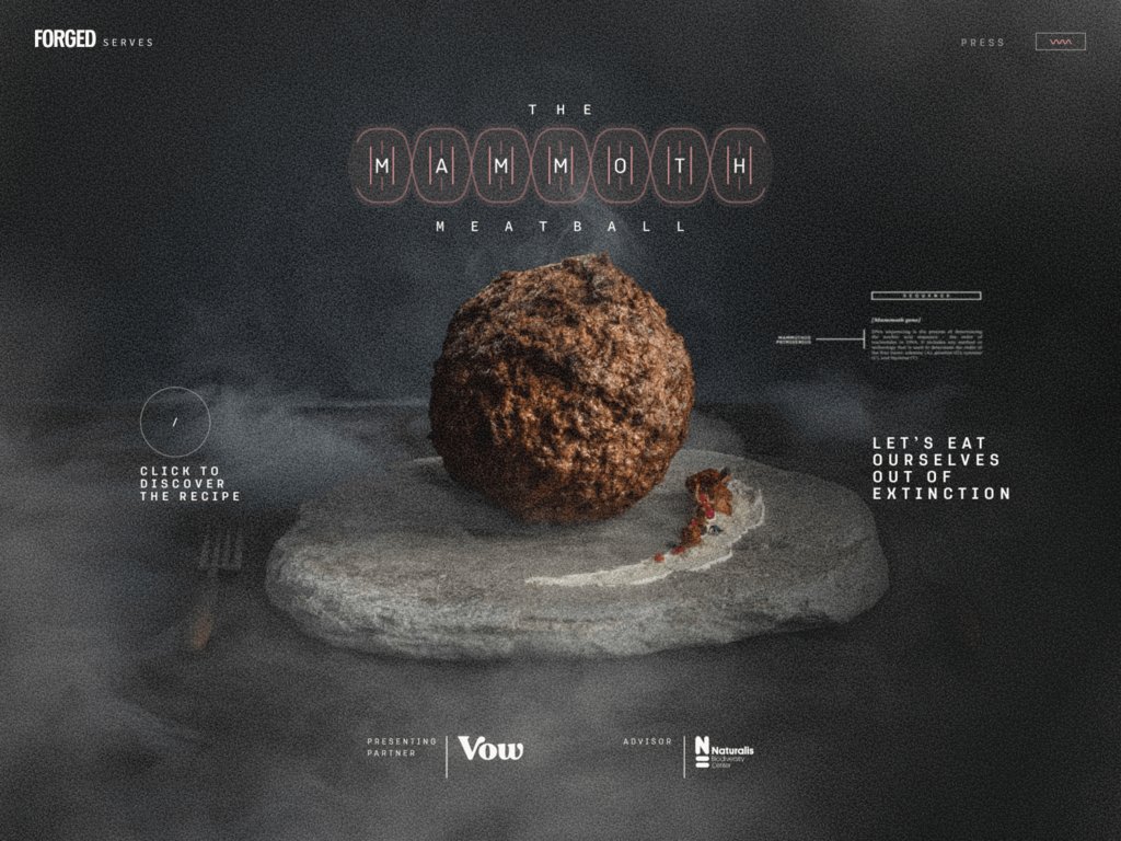 nusigmalabs's tweet photo. Website of the Day: Mammoth Meatball #webdesign #design #wotd https://t.co/gTcoGnd9ng https://t.co/K2hzpXm16J