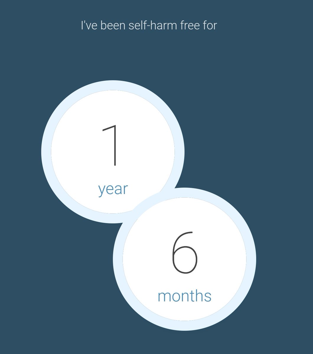 Auras_Journey's tweet photo. Despite everything this world has thrown at me, I'm so proud to say that I've managed to stay free of self harm. Today I'm celebrating a year and a half! 18 months! This is the longest I've managed since I started as a young child. If you're struggling, please know it is possible https://t.co/C9CLym56xS