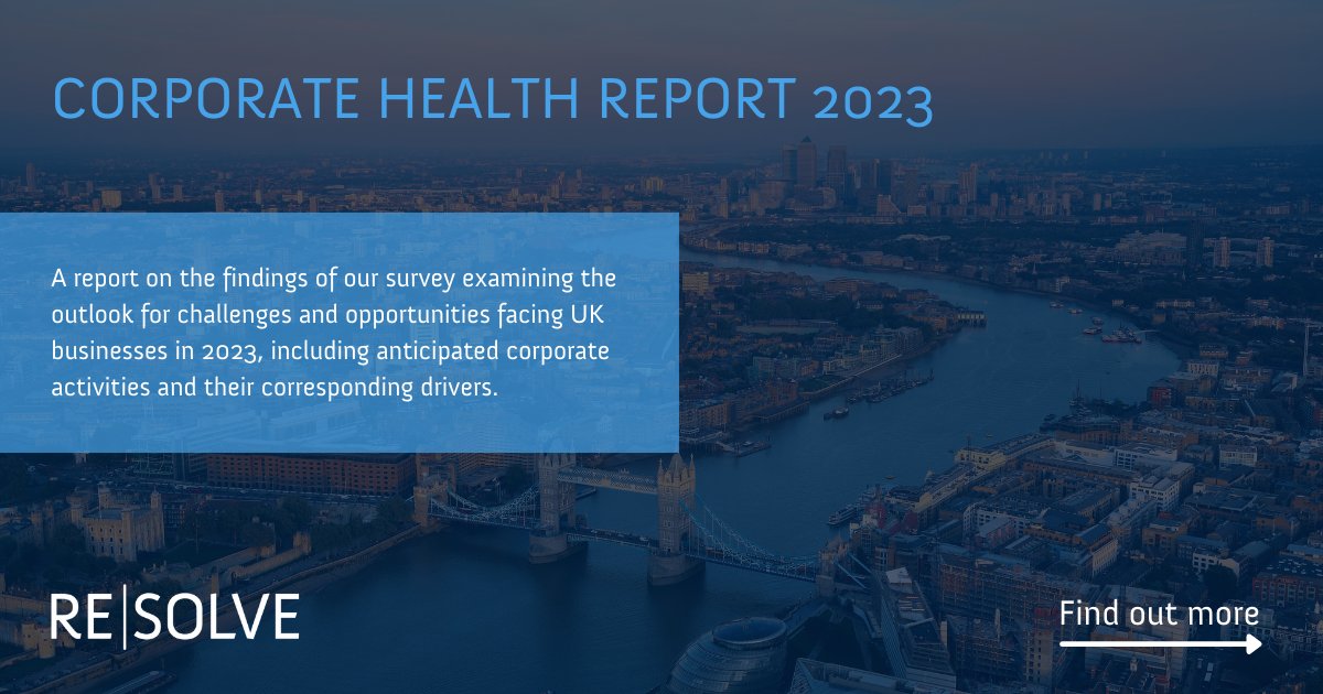 resolvegroupuk's tweet photo. We surveyed our network of business advisers on their outlook for businesses this year - exploring anticipated challenges and opportunities ahead. The findings were surprisingly optimistic. Read the full report: https://t.co/5LoQA619yC 

#corporatehealthreport #ForwardWithReSolve https://t.co/kEo0vRCr8L