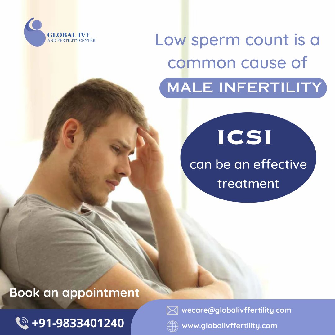ICSI is a infertility treatment that involves injecting a single sperm directly into an egg to help with fertilization in cases of male infertility

Book your appointment!
📞+91-98334 01240
🌐 globalivffertility.com

#infertilitytreatment #ICSI