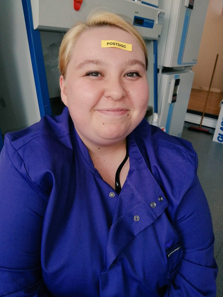 JJohnsonLab's tweet photo. Congratulations to @R_Bignold Becky, who has been awarded a #postdoc position in our lab by the @BBSRC to continue her research on #pericytes in #lungdisease @AstonBioscience https://t.co/I1WnSGa7xj