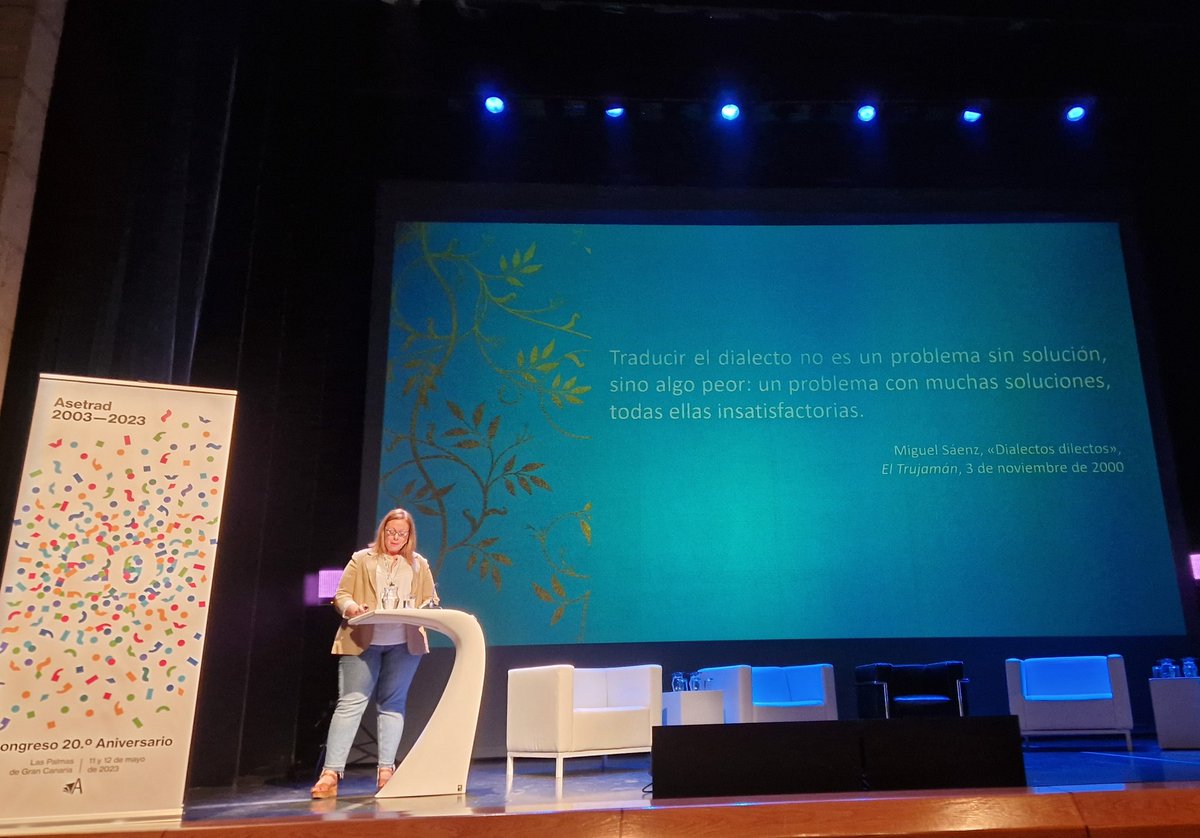 Marilutraduce's tweet photo. ¡Cuántas verdades! @Asetrad_ORG #PuentesEntreLenguas #Asetrad20Aniversario https://t.co/ETMq5INgAt
