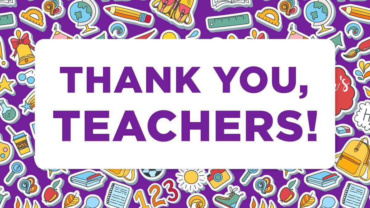 So many of us wouldn't be where we are today without the skill, guidance, &amp; caring of teachers.

Whether it's a phone call, a note, or a social media tag, take some time today to thank a teacher who made a difference in your life.

#TAW23
#ThankATeacher
#ThankYouThursday