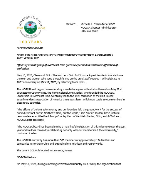 Northern Ohio GCSA - Assistant Superintendents tweet media