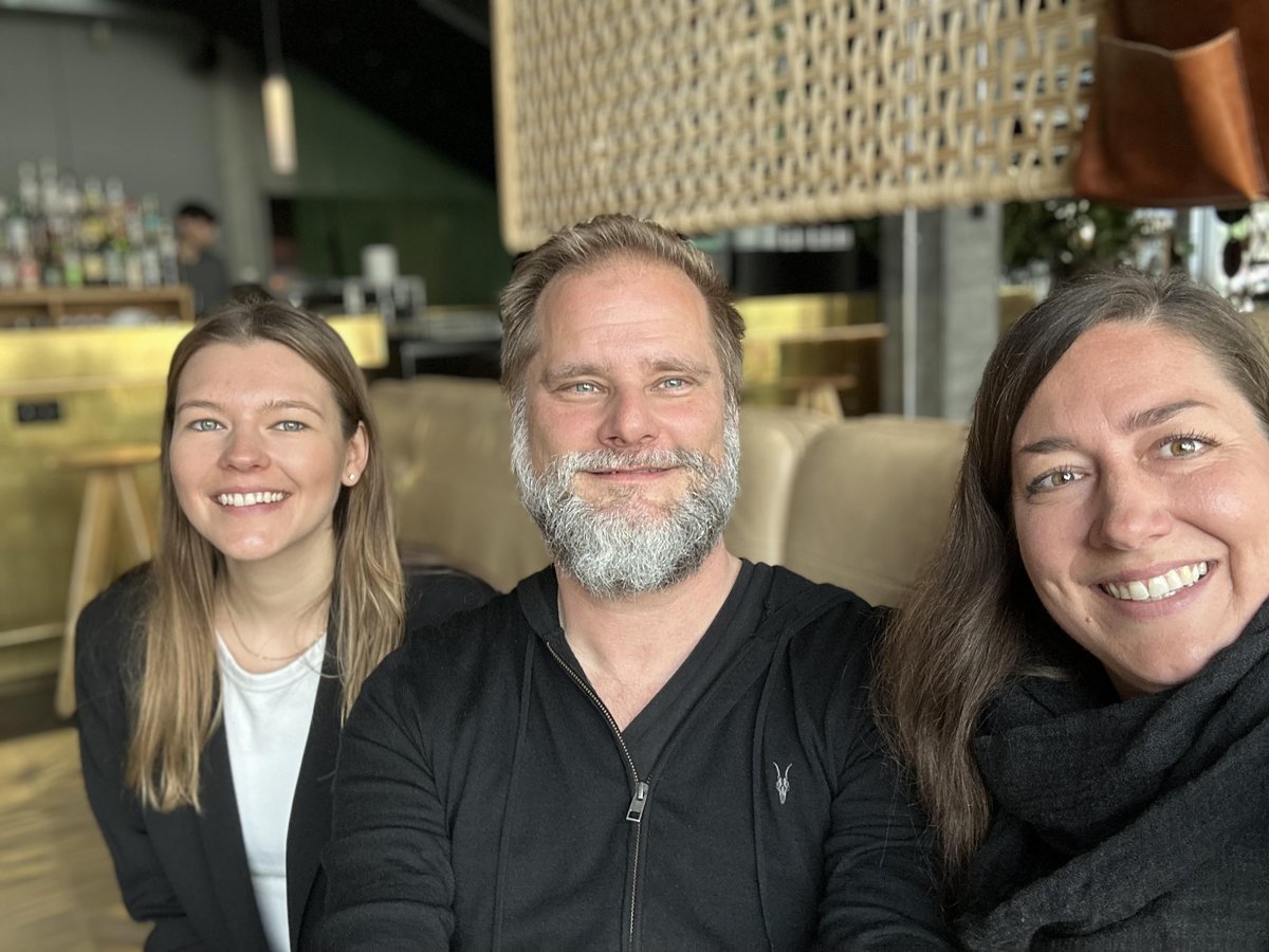 patr_samson's tweet photo. The #future is created in your #mind! Many thanks to Aileen Moeck &amp; Deborah Schwab @trendone for the inspiring, creative &amp; humorous exchange today!✨ Keep it up, guys! You have hit the right note! 🎼 https://t.co/wTBvvPiLuZ