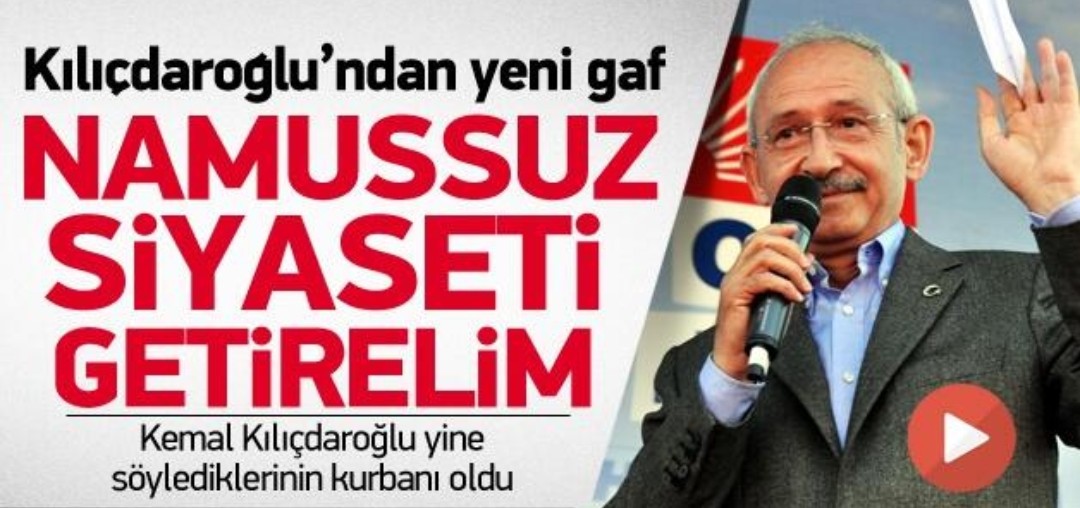 CemrCemile's tweet photo. Kemal Kılıçdaroğlu:

 Türkiye'de namussuz siyaset eksik, Bunu yapacağız! 

#VeKasetKazandı https://t.co/cvJJM0NzcR