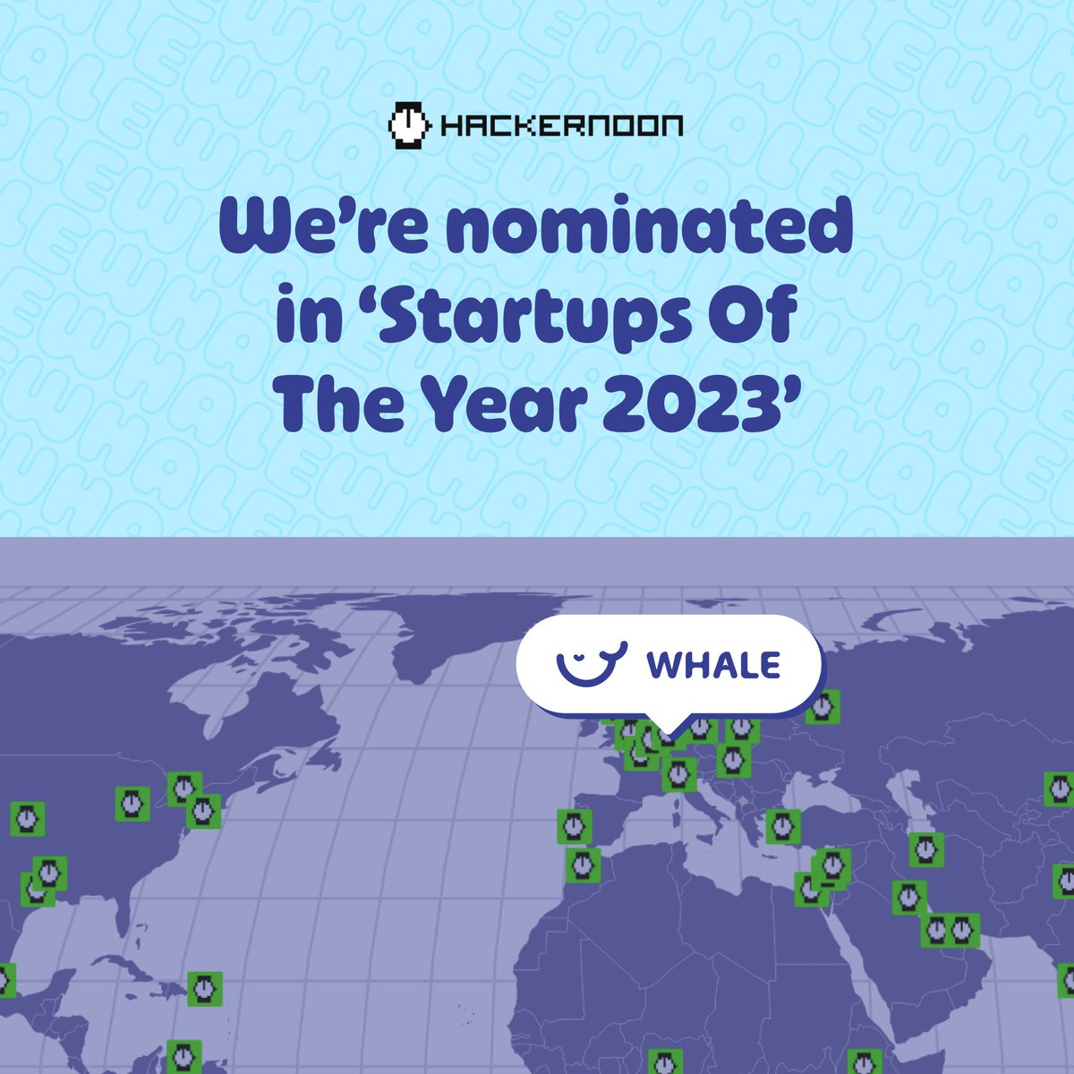 use_whale's tweet image. 🎉 Exciting news! Whale is a finalist for Start-up of the Year in Ghent, nominated by
@hackernoon
! 📷 Help us bring home the win by casting your vote below! 📷 📷 Vote here: #Usewhale #Hackernoon #unlockgrowth
