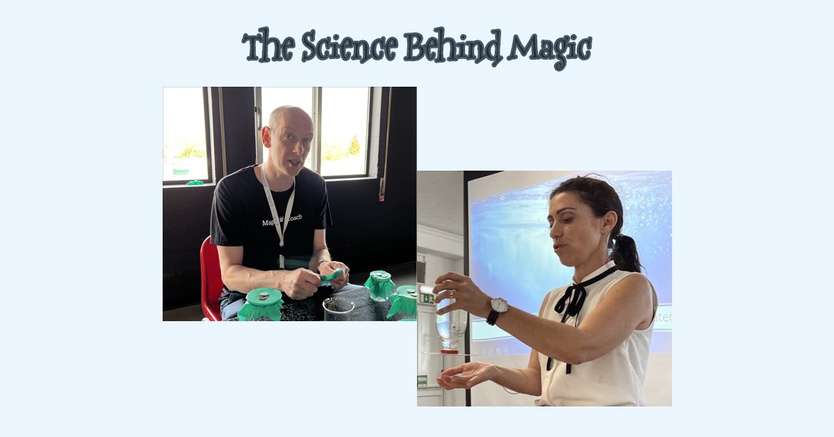 nuclio_pt's tweet photo. 📣Visita de intercâmbio @ScienceonStage revela a Magia da Ciência!
@DrAllan12, prof. do Reino Unido, visitou a prof. @ProfRuteOli da @nobelalgarve
Ambos estão a desenvolver o #JointProject "The Science Behind Magic" para candidatar ao #SonS2024
Mais em👉https://t.co/ysdrLExijE https://t.co/ZljDR0nzTq