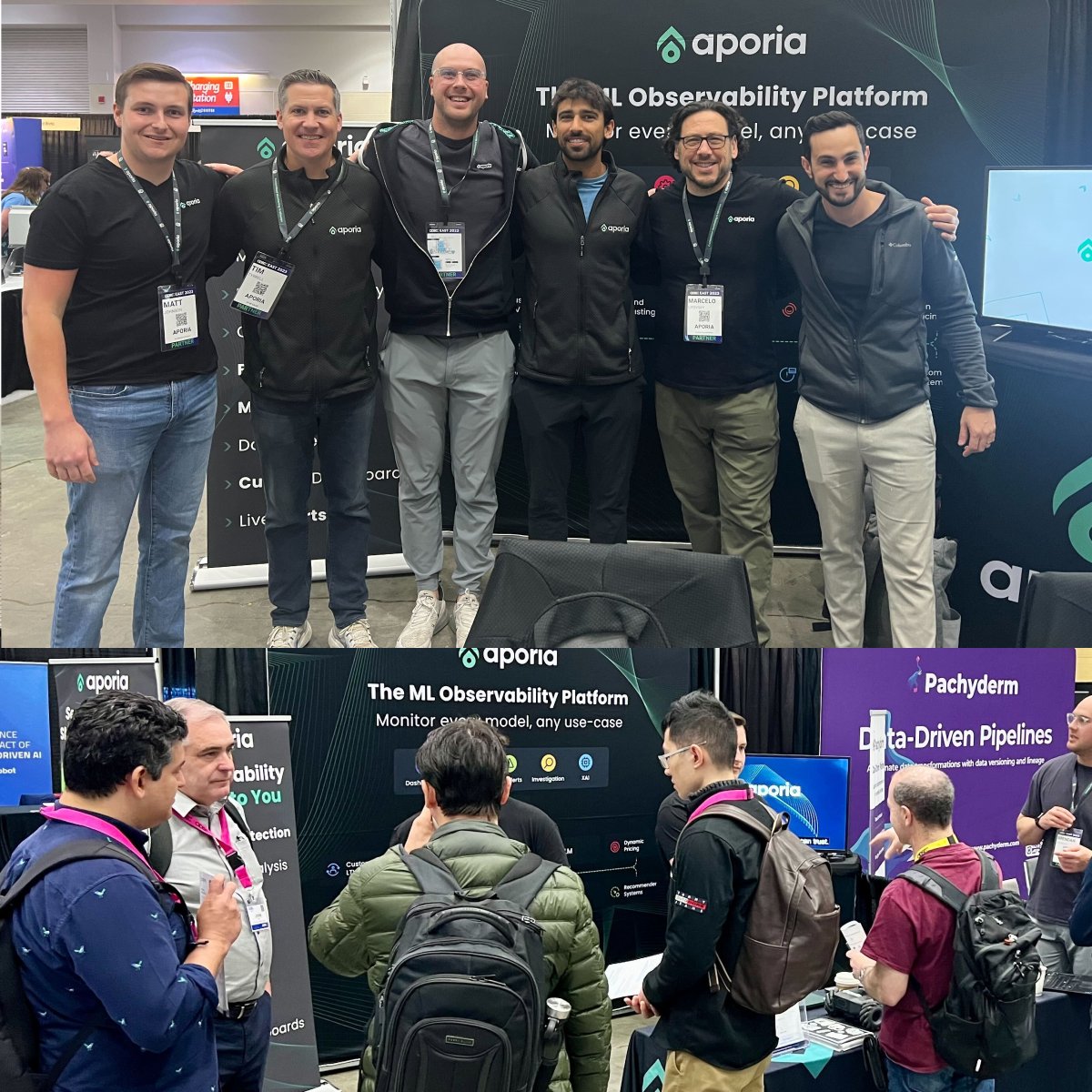 Excited to be among the best and brightest at @_odsc  East in #Boston 💥 There’s an awesome turnout, and we’re headed for a two-day rollercoaster of data science, #ML Observability, networking, and industry insights!

#MLOps #DataScience  #AI #ODSCeast #ODSCBoston  #ODSC