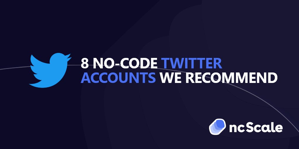 ncScale's tweet photo. To help you stay up to date with the no-code sphere, learn or find the community you need, we’ve compiled a list of our favorite Twitter accounts

So without further ado, let’s get into it 🐦

[🧵 A thread]

#nocode #lowcode #ncscale https://t.co/UV6knCcfVo
