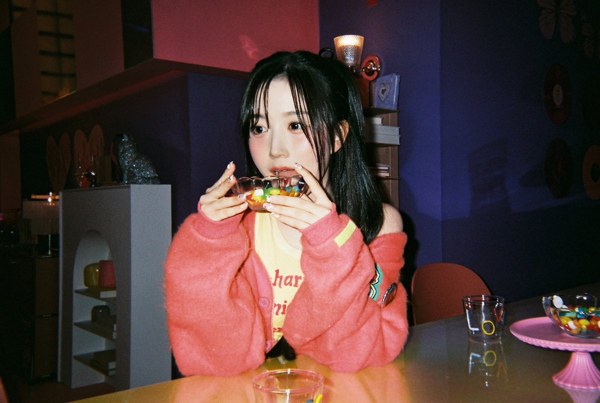 nmixxpics_'s tweet photo. NSWER 1st Generation fanclub update — #HAEWON young dumb stupid MV behind film photo https://t.co/0Q0X9p9gfy