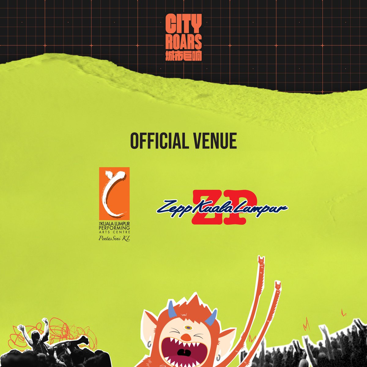 We couldn't ask for a better place to bring our community together for this year's City ROARS! Fest. Props to KLPAC and <a href="/zeppkualalumpur/">Zepp Kuala Lumpur</a> for having us, it's always a pleasure.