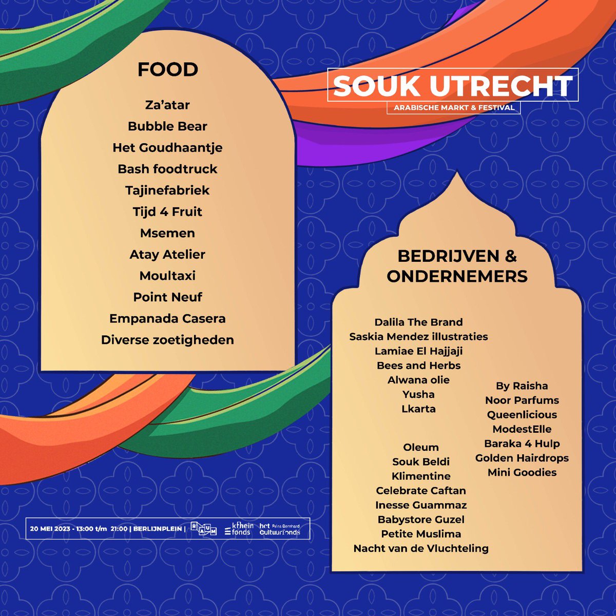 Samenwerken en vieren op het Berlijnplein! Souk 20 mei @RAUMutrecht