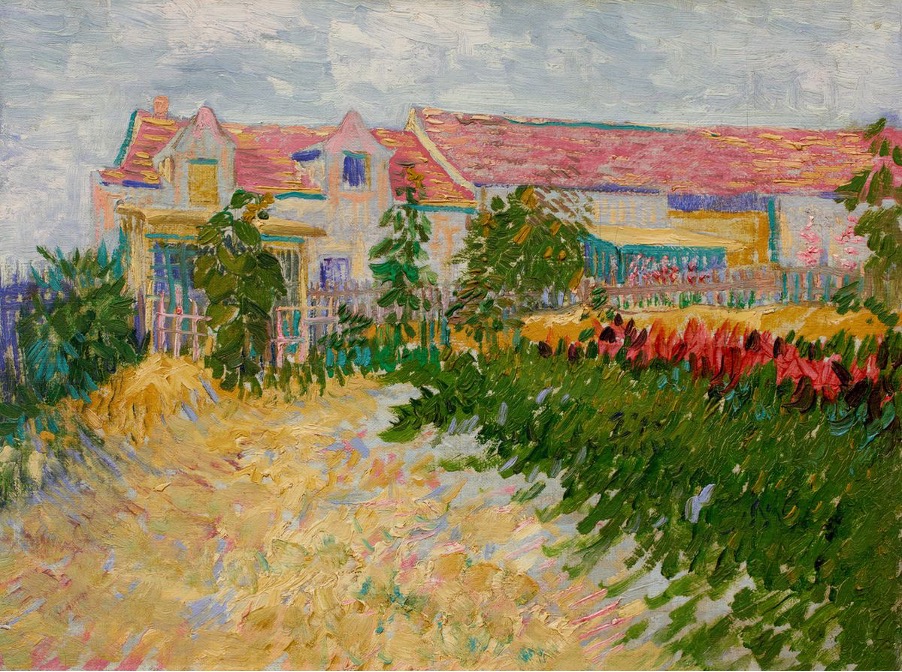 uk_marksart's tweet photo. Sotheby's will soon auction a Van Gogh Montmartre scene featuring sunflowers, which is expected to fetch around $30 million. This painting was once looted by the Nazis but was later returned to the Rothschild family after the war. #artnews  #VanGogh https://t.co/npAO9HGyow