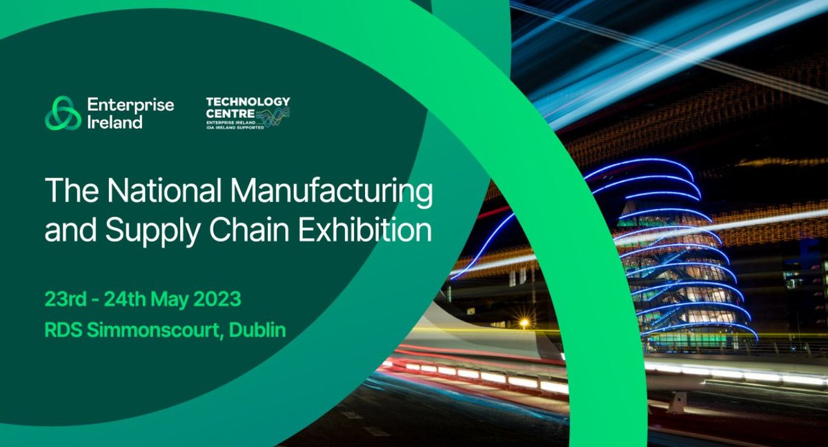 Enterprise Ireland Technology Centres (@ei_techcentres) on Twitter photo Join our #TechCentres on 23rd and 24th May in <a href="/TheRDS/">The RDS</a> at <a href="/NationalMSC/">Manufacturing & Supply Chain Expo</a> The National Manufacturing and Supply Chain Exhibition. Read more here: manufacturingevent.com <a href="/IMR_ie/">IMR</a> @LearnovateC <a href="/MCCI_ie/">MCCI</a> <a href="/fhi_tweets/">Food for Health Ireland</a> <a href="/PMTCentre/">PMTC</a> <a href="/CeADARIreland/">CeADAR Ireland</a> <a href="/dptcentre/">DPTCentre</a> Join our #TechCentres on 23rd and 24th May in <a href="/TheRDS/">The RDS</a> at <a href="/NationalMSC/">Manufacturing & Supply Chain Expo</a> The National Manufacturing and Supply Chain Exhibition. Read more here: manufacturingevent.com <a href="/IMR_ie/">IMR</a> @LearnovateC <a href="/MCCI_ie/">MCCI</a> <a href="/fhi_tweets/">Food for Health Ireland</a> <a href="/PMTCentre/">PMTC</a> <a href="/CeADARIreland/">CeADAR Ireland</a> <a href="/dptcentre/">DPTCentre</a>