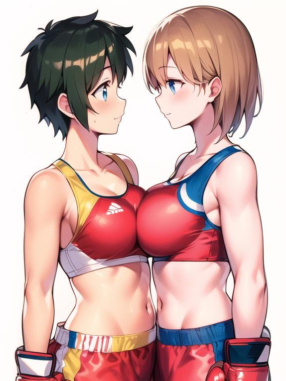 女子 VS 女子 ボクシング 2
#애니 #애니메이션 #캐릭터 #만화 #그림 #예술 #미술 #게임 #오락실 #플레이스테이션4 #복싱 #boxing #ボクシング #キックボクシング #アニメボクシング #女子ボクシング #loveupper #AI