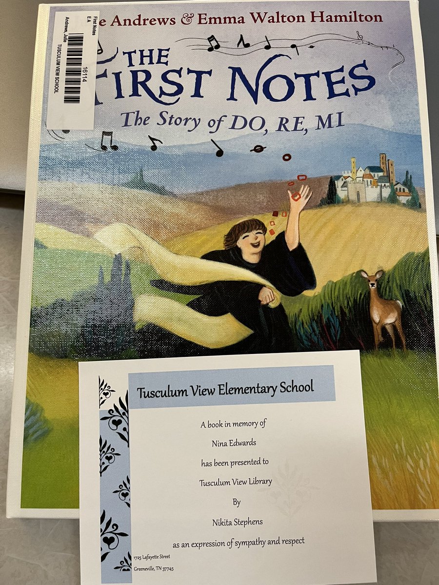 I work with the best people. I found this on my desk this morning. 💚 💛 thank you, <a href="/TViewLibrary/">TusculumView Library</a>