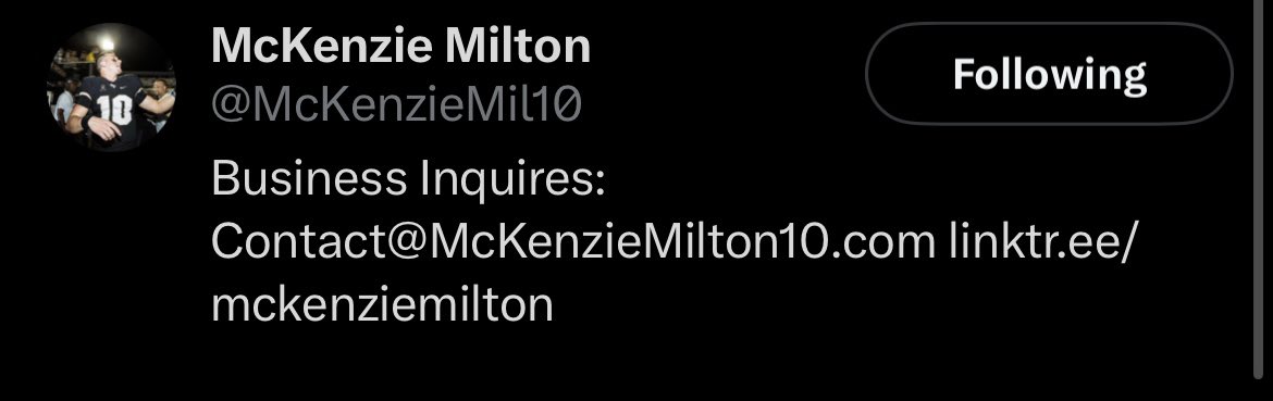 LexyLee93's tweet photo. Parker was reading the newest comments and noticed @McKenzieMil10 liked one of his tweets. “Mom! McKenzie Milton played for FSU and it says he liked a post!” 

He said thanks to all  for every comment, like, and share. I cannot thank y’all enough for the continued encouragement! https://t.co/oogu3DohBN