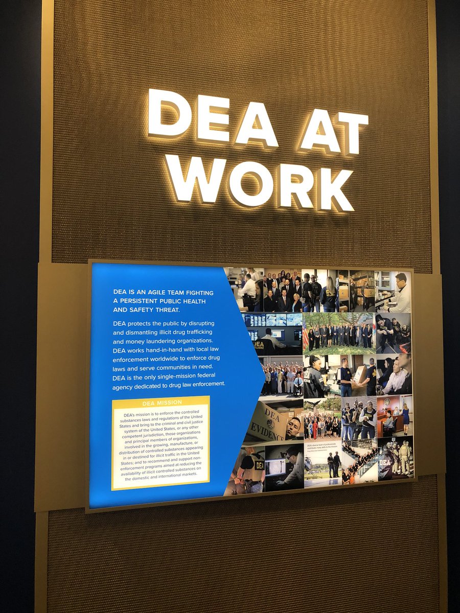 ACCPharmacyTech's tweet photo. Visit to DEA Museum w/activities to earn a DEA Junior Special Agent Badge. @APSCareerCenter @APS_CTE @arlingtontechcc https://t.co/NKlCsSML8u