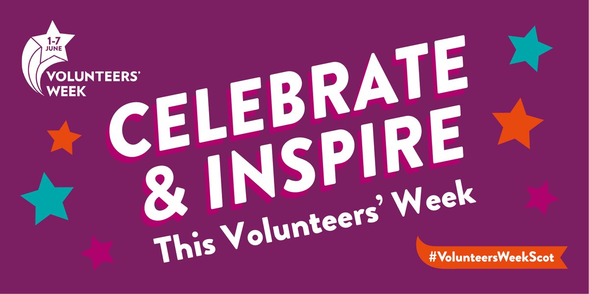 This week is #VolunteersWeekScot where we want to thank and celebrate our wonderful volunteers that make such a huge difference to the work we do!

Each day we will share an inspirational story of one of our wonderful volunteers. @VolWeekScot