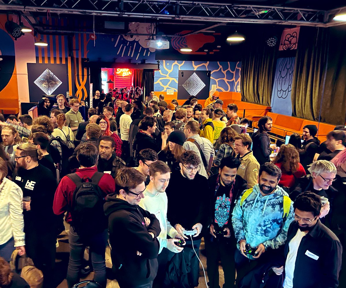 gamerepublic's tweet photo. Report on #gamedevday now up on the site - big thanks to our speakers Rob Goodchild at @aardman, @Ben_Board @EpicGames, @HolmfirthLawyer and Ben Robinson @ID_Xbox + sponsor @screen_network & Official Partners @BarclaysGames @RedKiteGames & @Escape_Tech! https://t.co/I5vXRMZoeU https://t.co/ChWPxDHcOq