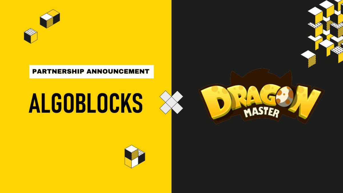 0xJosephK's tweet photo. 🌐We are delighted to announce our collaboration with @dragonmaster_co
✅Dragon Master is the first blockchain-based #Metaverse game that blends RTS, MOBA, Collection, and Play-to-Earn gameplay.
🚀#AlgoBlocks is working with #DragonMaster to make #GameFi more FUN! https://t.co/dcLmEMqbAk