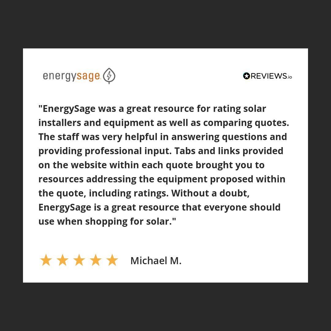 EnergySage's tweet photo. We think switching to clean energy solutions for your home should be as simple &amp; transparent as possible. From helping you compare equipment to choosing the right installer, we’ve got your back the whole way!

Get started: https://t.co/g0KGYJU8aV

#EnergySage #ConsumerProtection https://t.co/xGTF7U5pMZ