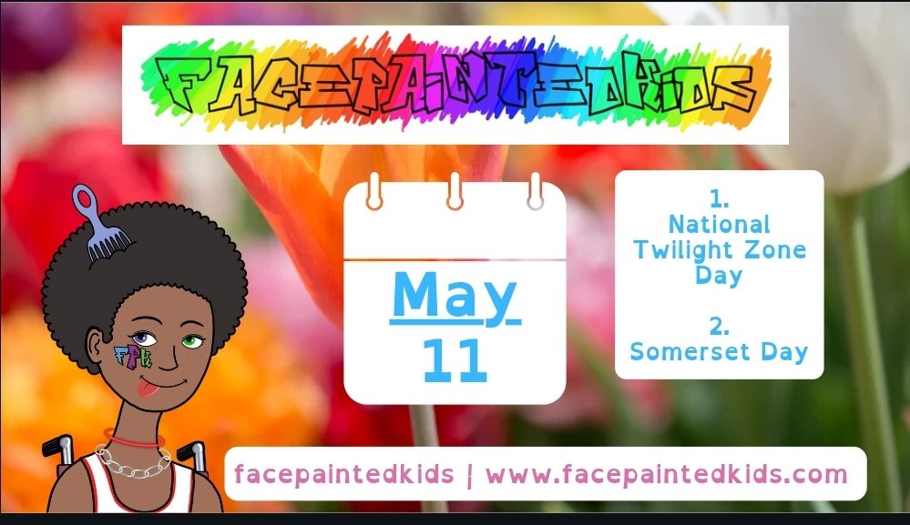 FacePaintedKids's tweet image. Science fiction, horror, supernatural drama &amp;amp; unexpected twists... Welcome to National Twilight Zone Day!
From cheese &amp;amp; cider to history &amp;amp; culture, let’s explore the origins of Somerset Day!
"In The Know 💡"
Stay safe &amp;amp; be kind🦋
#FPKUniversity #LearningYourWay #ThursdayInTheKnow