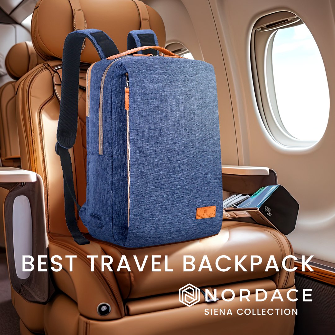 NordaceOfficial's tweet photo. The only backpack a man needs. Designed for work 💻 travel ✈️ and all aspects of life.