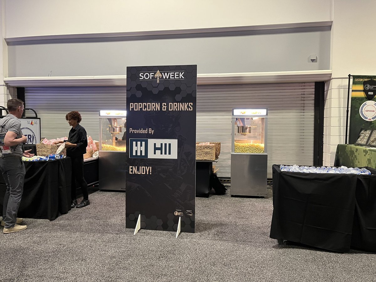 It’s been a great week at #SOFWeek2023 hosting meetings, a popcorn break, reception &amp; meeting my new <a href="/WeAreHII/">HII</a> peeps! Thank u for being so welcoming! See u next year <a href="/GlobalSOF/">Global SOF Foundation</a> !