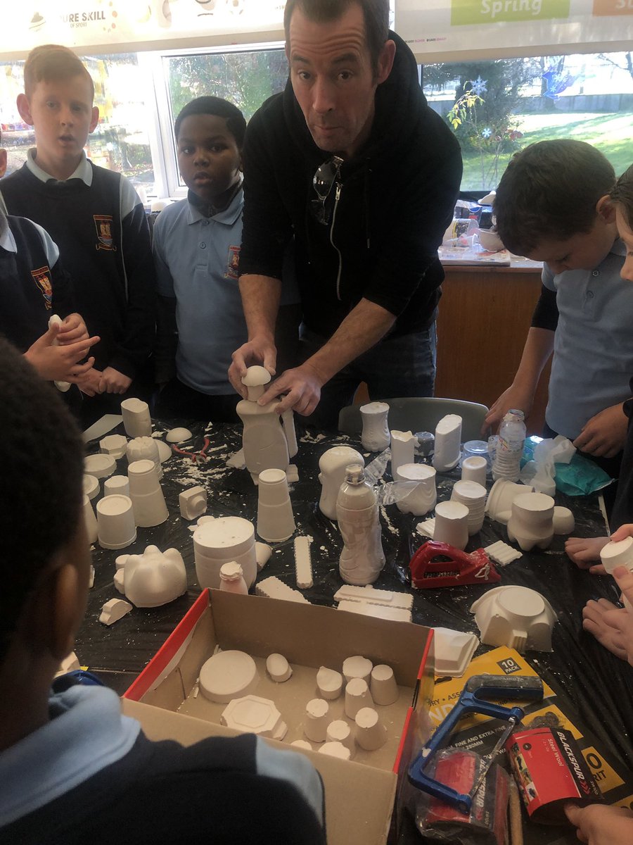 STEMstbrendans's tweet photo. Engineering Design &amp; make plaster casting @4StBrendans https://t.co/mhlAijrtzA