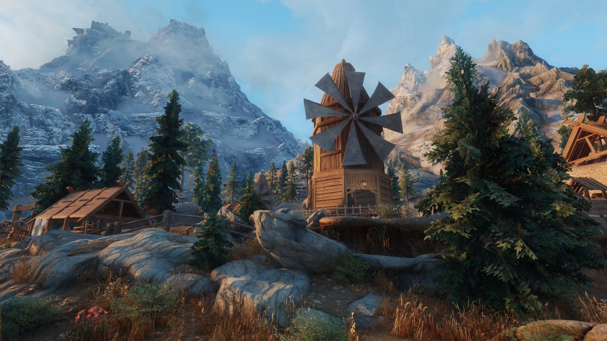 テスト中。Northern Roads + Ryn's Farms + Ryn's Whiterun CIty Limits で今までとはまるで違う場所のようで迷子迷子。
#スカイリム #Skyrim #SkyrimSE #SkyrimAE