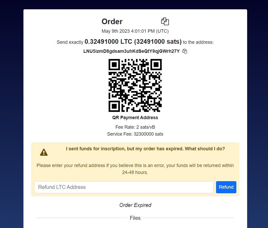 litescribe on Twitter "You can now enter a refund address for expired