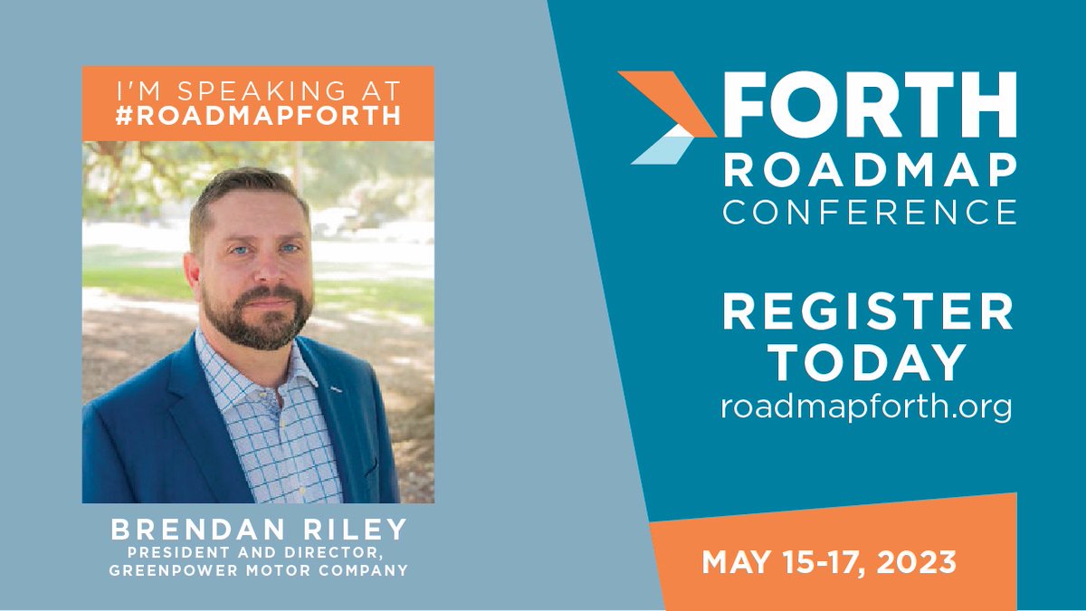Hear @GreenPowerBus' President @GPBrendanRiley discuss the advantages and challenges to being a pure #ev #startup company compared to an incumbent manufacturer during a panel discuss at #RoadmapForth on May 16 at the @oregoncc in #portland.