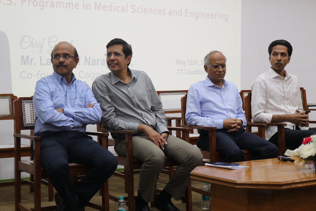 iitmadras's tweet photo. In a first-of-its-kind initiative that will see enhanced integration between medical education &amp; engineering, @IITMadras has launched a Department of Medical Sciences and Technology (https://t.co/iAClXWNq28) that will offer 4-year B.S. program in Medical Sciences and Engineering. https://t.co/QwuJlj0nGD