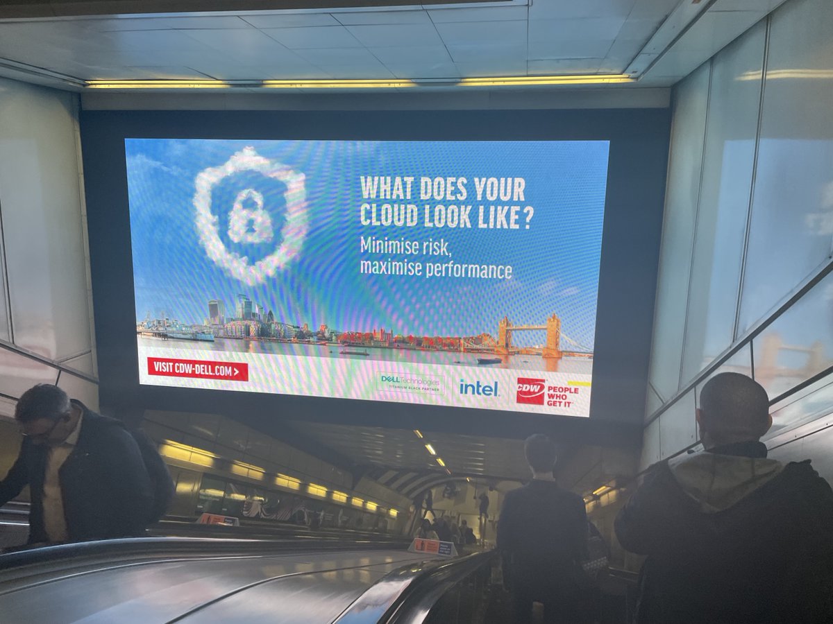CDW_UK's tweet photo. Have you seen how CDW and Dell are helping businesses optimise their cloud? You’ll see adverts in #Manchester, #London, and #Birmingham. Learn how CDW and Dell will solve your Cloud challenges here https://t.co/BO4XhRwj3O
#YourCloud #YourTerms #Dell #Intel https://t.co/8fdBy9ZyLI