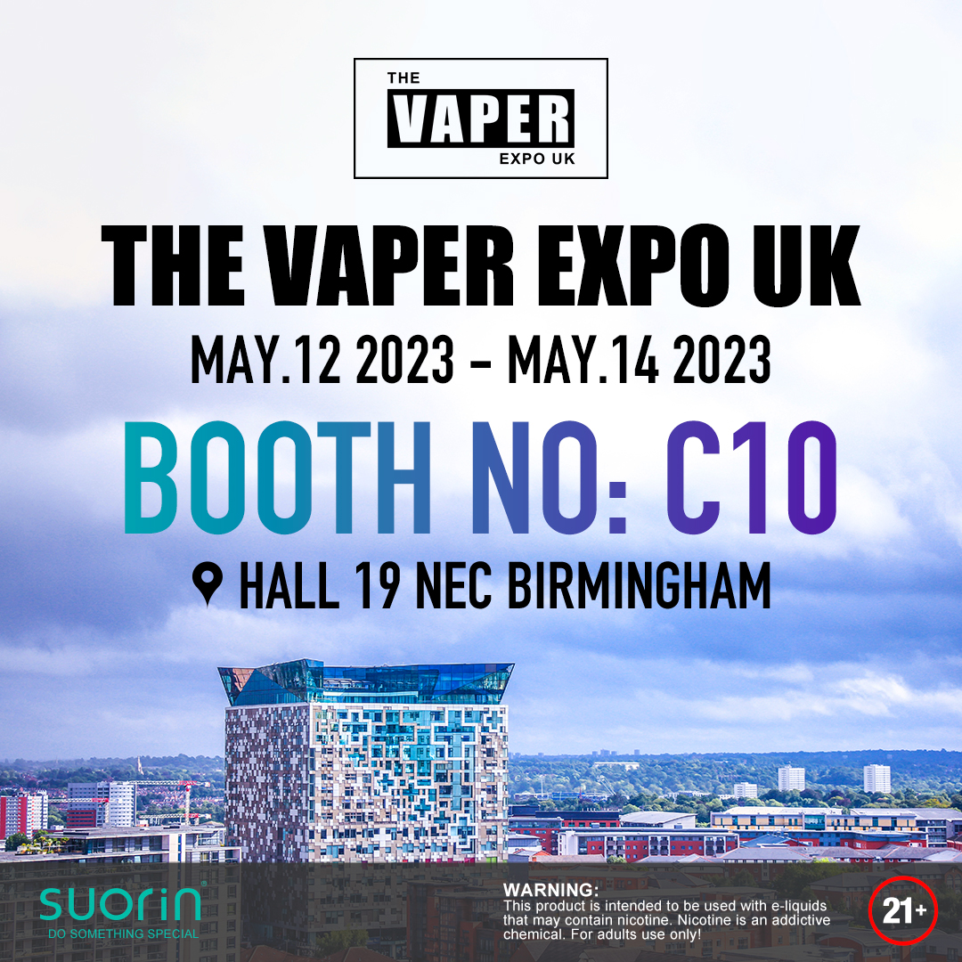 Suorinofficial1's tweet photo. Welcome to our Vaper Expo UK 2023 Booth No:C10😊
More details : https://t.co/Uyx0zqGtbo
Warnings: This product is only for adults.
#Suorin #exhibition #EXPO #vaping #vaperstuff #vaporwaveaesthetic https://t.co/FHVaUxd58t