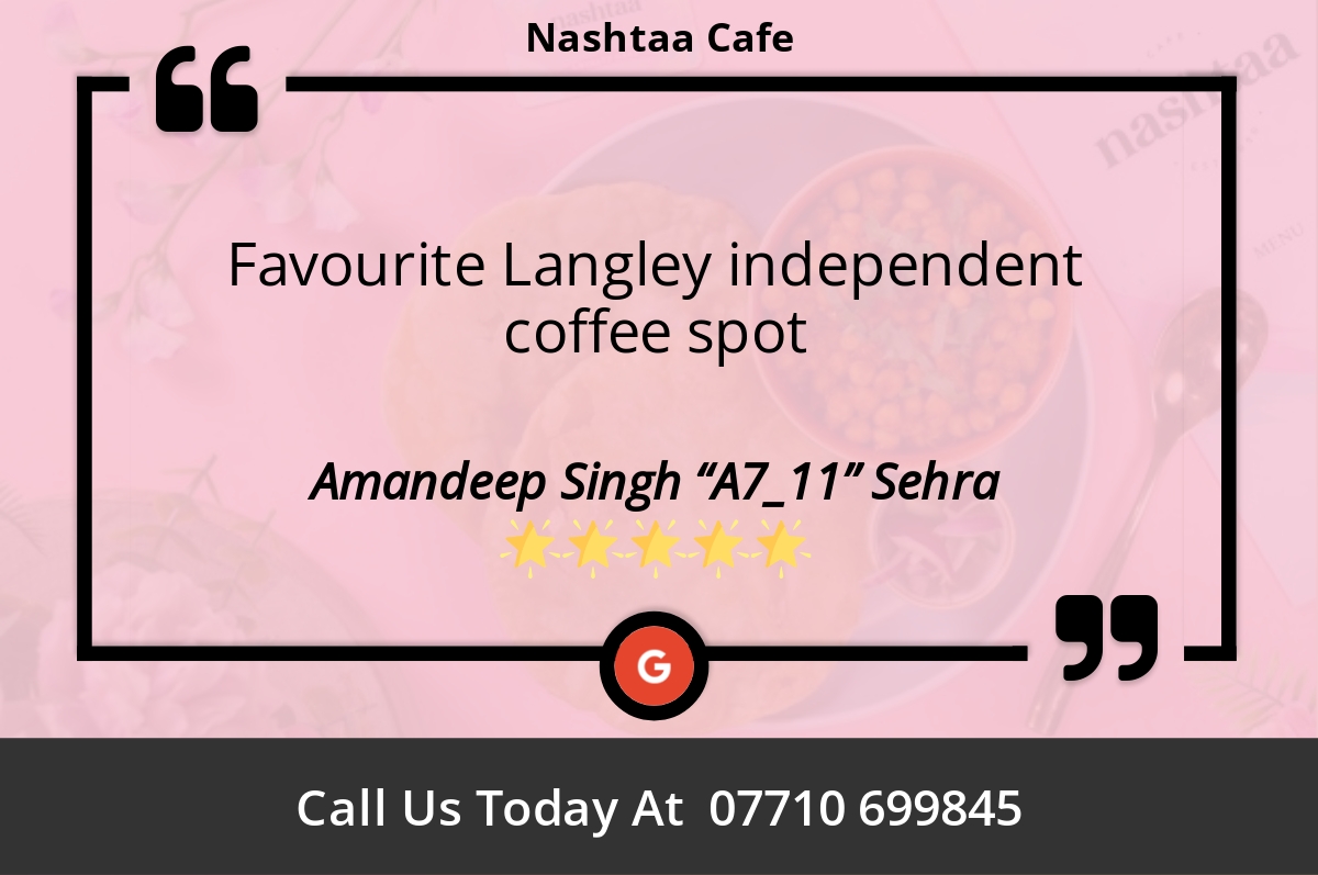 5 Star: Amandeep S. "Favourite Langley independent coffee spot" maps.google.com/?cid=178064164…