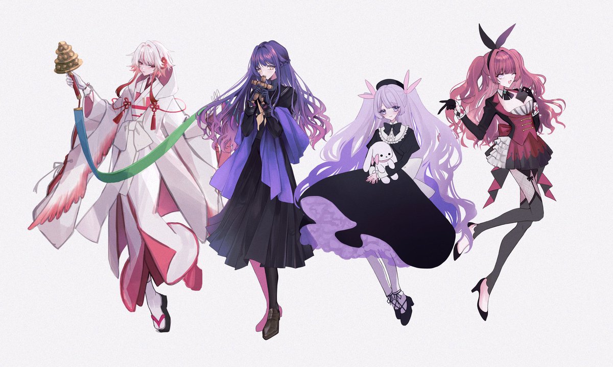 kasugai134's tweet photo. ▋絵柄サンプル(得意なもの)
 ・色素が薄目のキャラクター
・ふわふわロングヘアの女の子
・線の細い少年
・優しげor怪しげな雰囲気のお兄さん https://t.co/d3qcJ2gWi9
