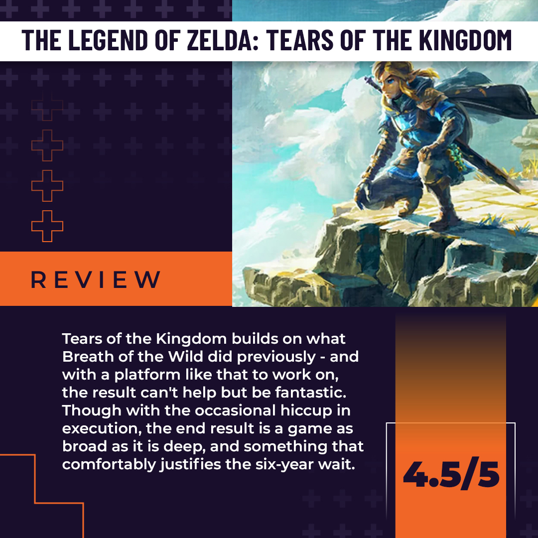 GamesRadar's tweet photo. Tears of the Kingdom is definitely worth the wait! Our review: https://t.co/dk6rSgwEtD https://t.co/YhhstNF7q1