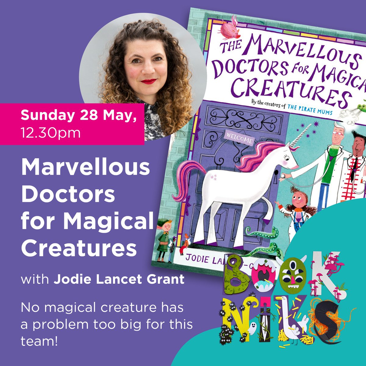 Join author @jlancetgrant at her #Bookniks session featuring #games, interactive #storytelling, a drawing activity, and a chance to find out your #secret #magical creature identity. Tickets: ow.ly/Ao0n50OemaJ