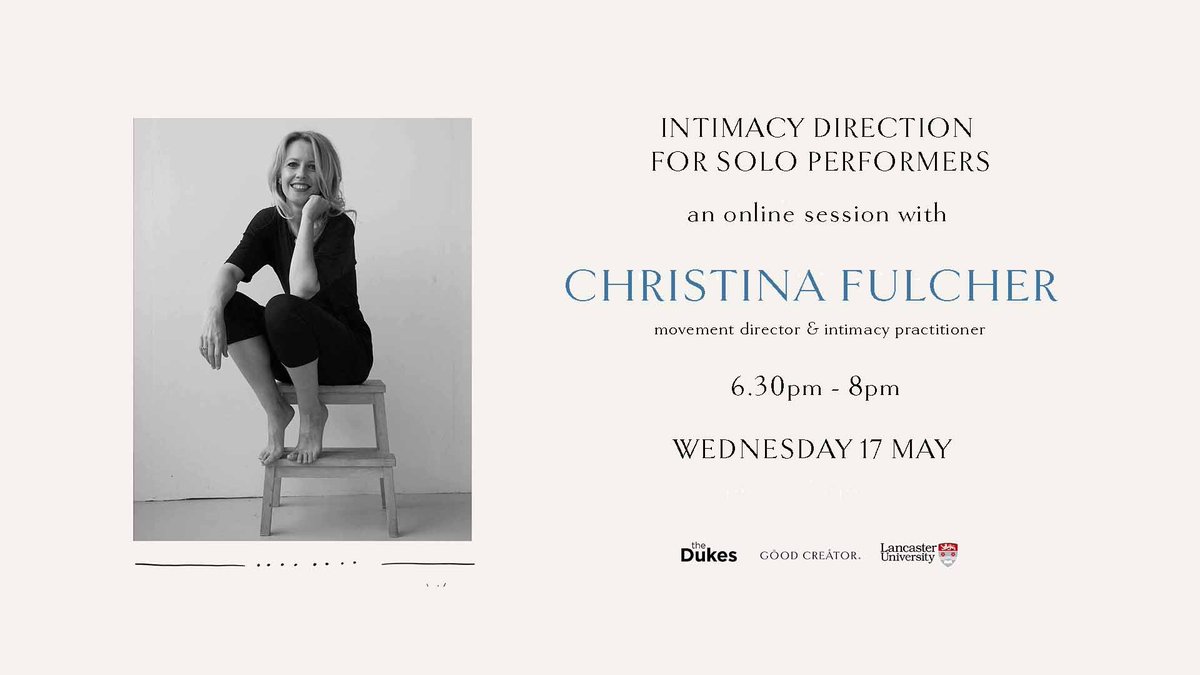 TheDukesTheatre's tweet photo. INTAMCY DIRECTION FOR SOLO PERFORMERS is the next Good Creator Session and will be held by Christina Fulcher!

Book your place here 👇
https://t.co/wwWYGcpfSC https://t.co/nTTyFyWRr4