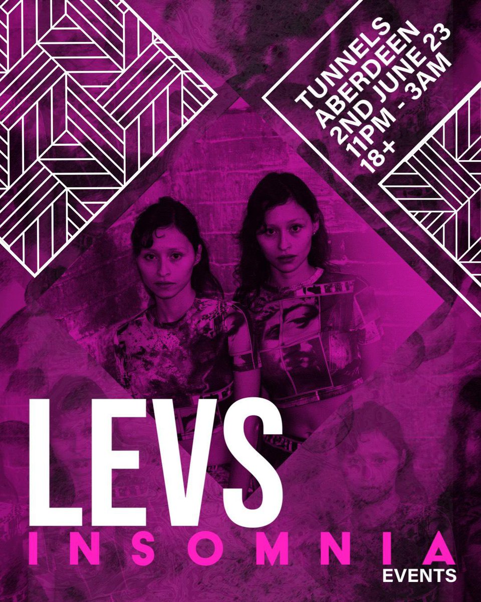 LEVS__66's tweet photo. Super happy to be back in our lovely Scotland, this time we'll meet you at the @tunnelsaberdeen for an @insomnia.wav night 💨
Get ready for an intense high speed dance 😈🏴󠁧󠁢󠁳󠁣󠁴󠁿
For any booking enquiries contact fran@naturebookings.com 
@naturebookings🖤

Tixx: https://t.co/qV1dGvPT9i https://t.co/DMZFsx8joS