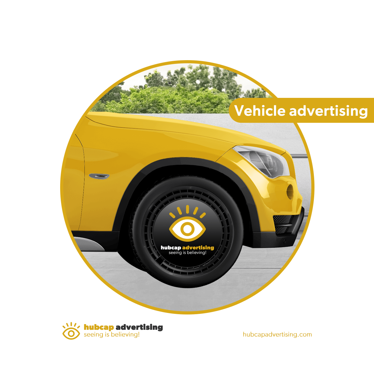 Discover all our striking and unique #advertising possibilities with our non-rotating #hubcaps. From advertising on the wheels of cars and taxis to  advertising on your golf cart wheels. More @ hubcapadvertising.com 🚘🛞
#wheelcovers #taxiads #carbranding #taxiadvertising