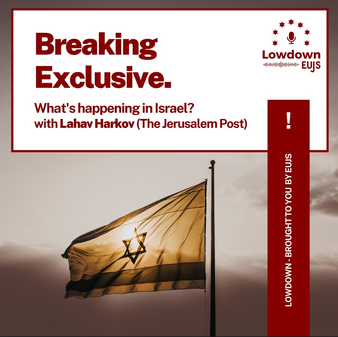 The Lowdown: The European Jewish Podcast (@lowdown_pod) on Twitter photo 🚨 Breaking Exclusive 🇮🇱
Tune in for our special exclusive episode of The Lowdown as we hear from <a href="/LahavHarkov/">Lahav Harkov 🎗️</a> of The <a href="/Jerusalem_Post/">The Jerusalem Post</a>.
She gives us #TheLowdown on the ongoing developments from Israel amid the escalation in violence.
🔗youtu.be/eiEENP2s0Dw 🚨 Breaking Exclusive 🇮🇱
Tune in for our special exclusive episode of The Lowdown as we hear from <a href="/LahavHarkov/">Lahav Harkov 🎗️</a> of The <a href="/Jerusalem_Post/">The Jerusalem Post</a>.
She gives us #TheLowdown on the ongoing developments from Israel amid the escalation in violence.
🔗youtu.be/eiEENP2s0Dw